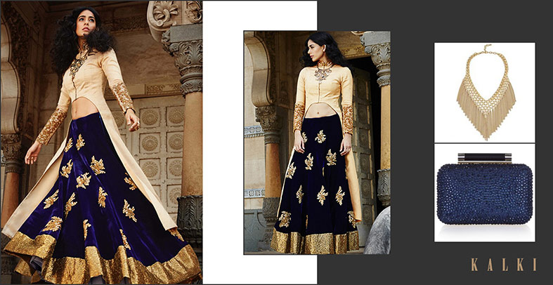 Blue Lehenga