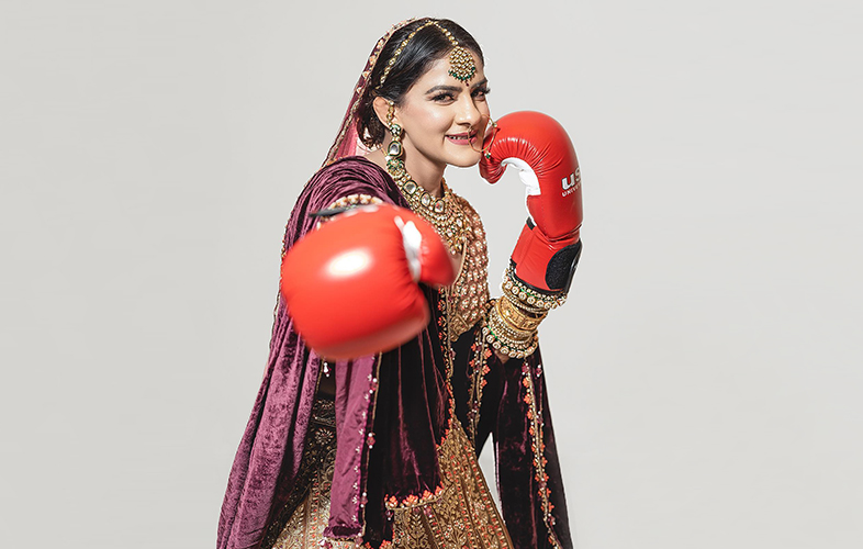 Dhakad Queen Ritu Packs A Punch In Kalki's Wedding Lehenga
