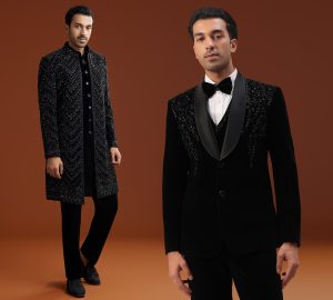 Velvet Wedding Suit