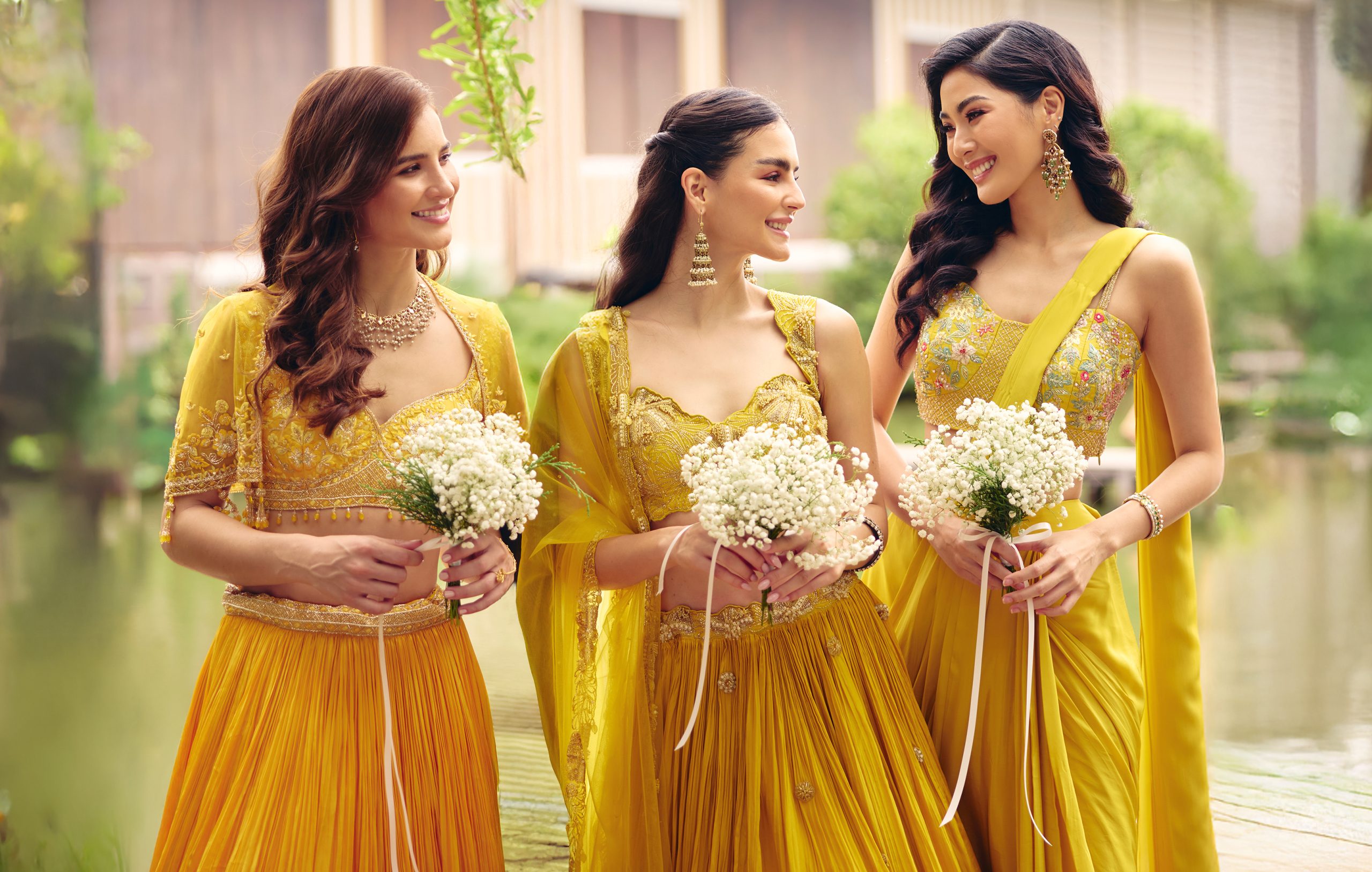 Haldi Ceremony Outfit Ideas: Yellow Lehengas